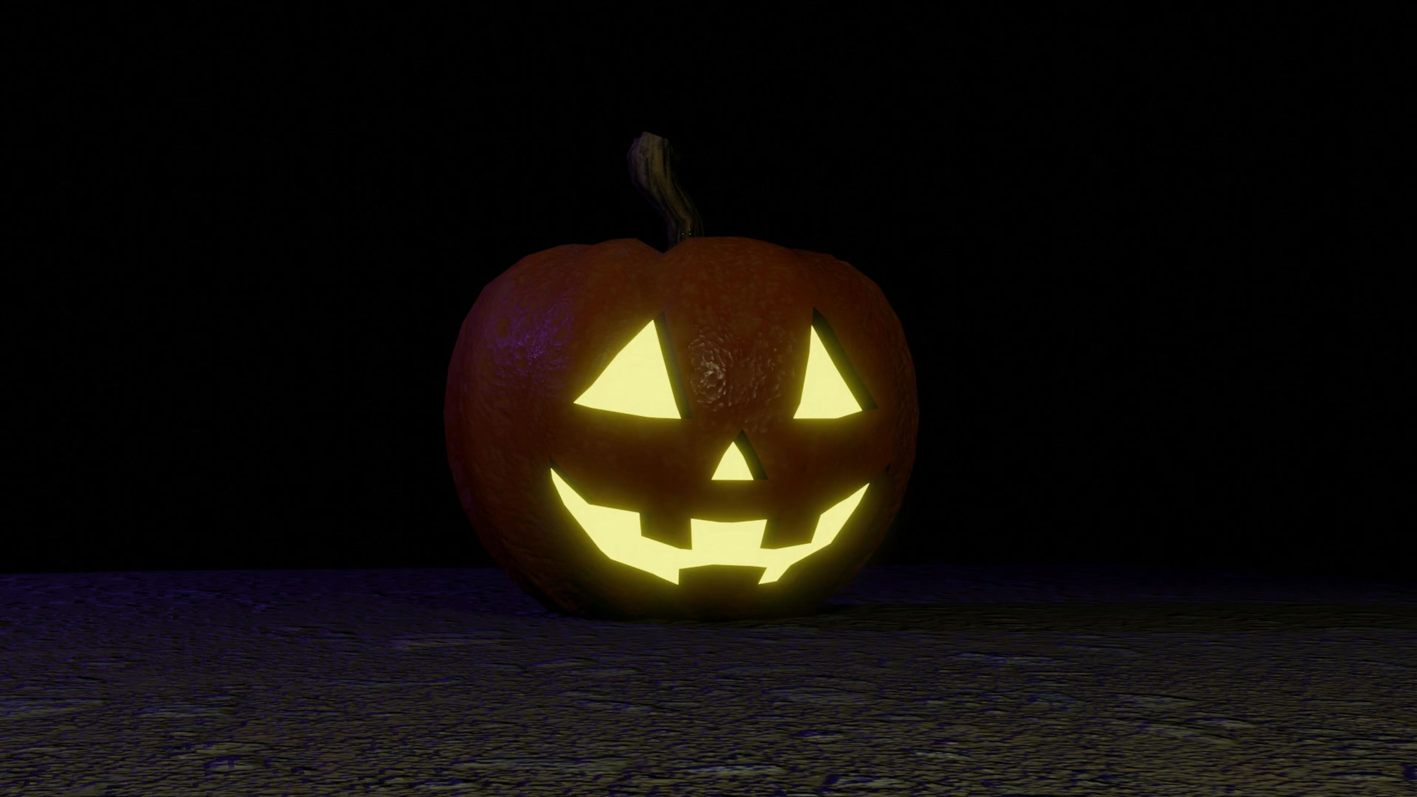Low Poly Jack O'Lantern